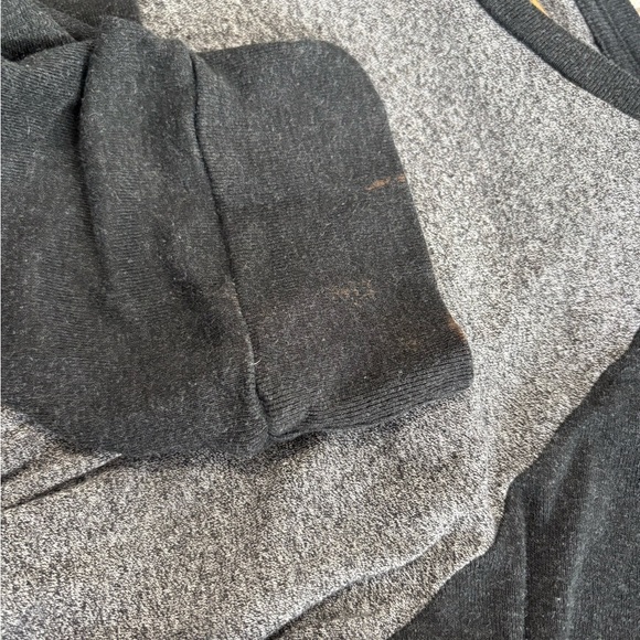 TNA Aritzia grey black long sleeve top size small shirt casual-see photos - Picture 8 of 8